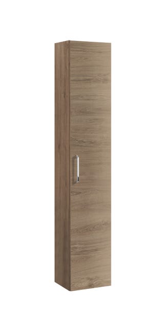 Leroymerlin Colonna per mobile bagno Noa 1 anta P 27 x L 30 x H 160 cm rovere nabucco