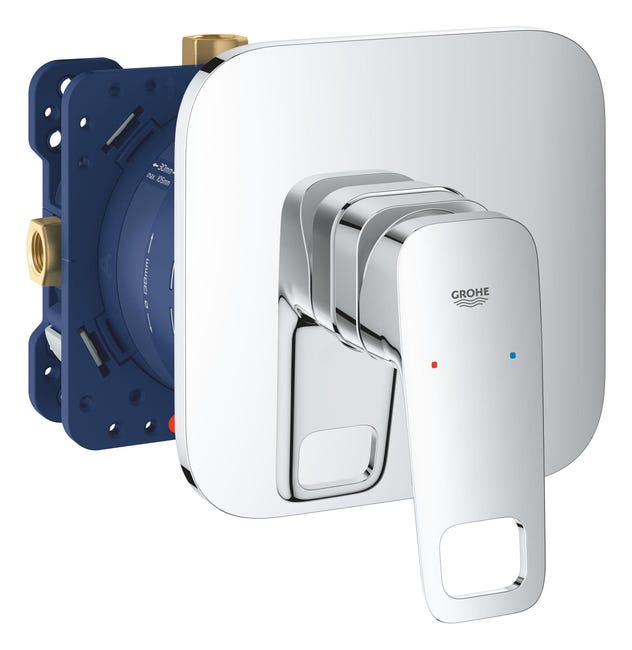 Leroymerlin Rubinetto per doccia ad incasso miscelatore monocomando Clova Pulse cromo lucido GROHE Offerte