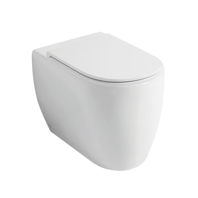 Leroymerlin Vaso WC filomuro vogue sedile escluso P 51 x L 37 x H 41 cm bianco Saldi Di Fabbrica