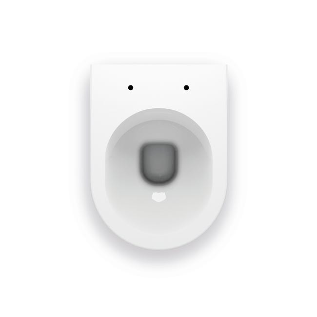 Leroymerlin Vaso WC filomuro vogue sedile escluso P 51 x L 37 x H 41 cm bianco Saldi Di Fabbrica