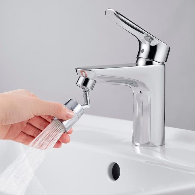Leroymerlin Aeratore Aeratore Bubble stream SPIN 2 getti cromo 2025