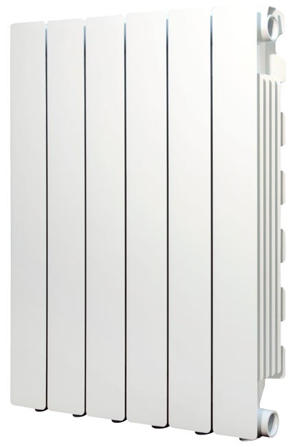 Leroymerlin Radiatore acqua calda PRODIGE MODERN in alluminio 6 elementi interasse 600 mm bianco Flash Sale