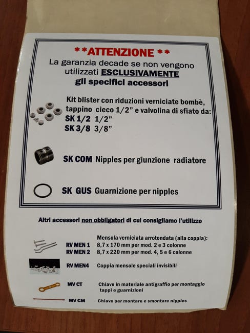 Leroymerlin Radiatore acqua calda EQUATION Comby in acciaio 4 colonne 15 elementi interasse 8350 mm bianco Soddisfazione Garantita