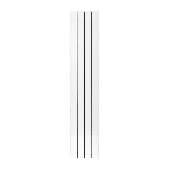 Leroymerlin Radiatore acqua calda PRODIGE SUPERIOR in alluminio 4 elementi interasse 600 mm bianco