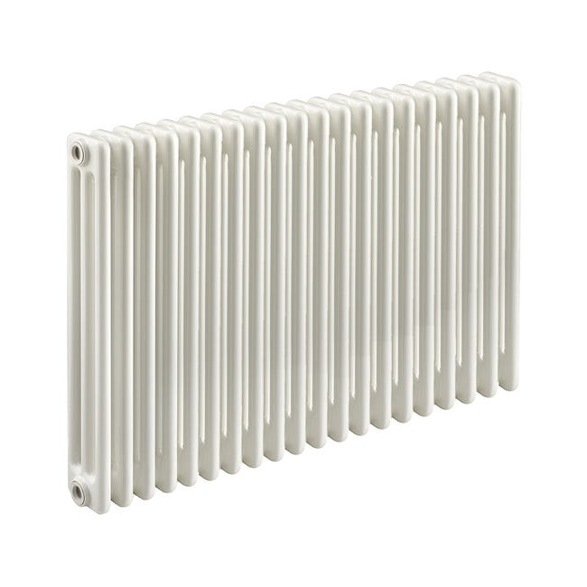 Leroymerlin Radiatore acqua calda EQUATION Comby in acciaio 3 colonne 20 elementi interasse 623 mm bianco
