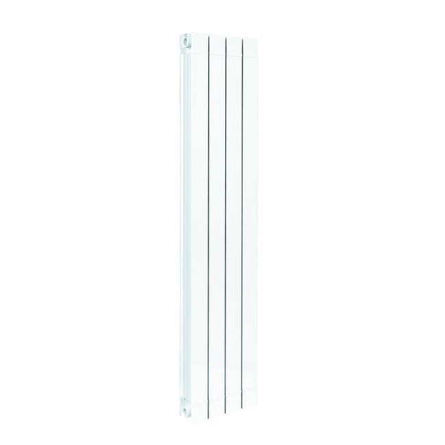 Leroymerlin Radiatore acqua calda PRODIGE SUPERIOR in alluminio 4 elementi interasse 1400 mm bianco Novità