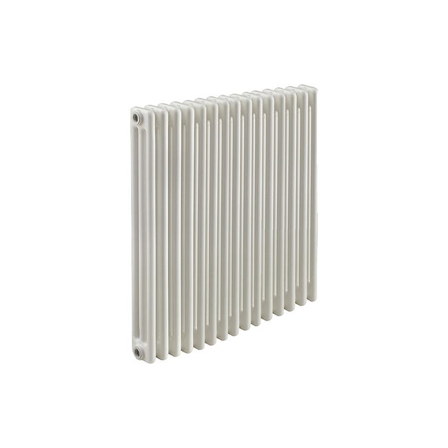 Leroymerlin Radiatore acqua calda EQUATION Comby in acciaio 3 colonne 15 elementi interasse 6850 mm bianco