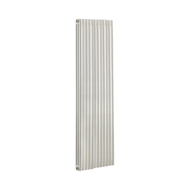 Leroymerlin Radiatore acqua calda EQUATION Comby in acciaio 3 colonne 12 elementi interasse 1735 mm bianco Italy