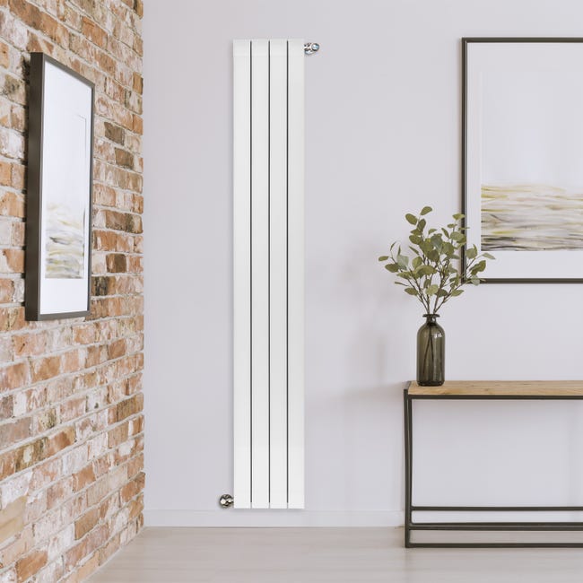 Leroymerlin Radiatore acqua calda PRODIGE SUPERIOR in alluminio 4 elementi interasse 2000 mm bianco Nuovo