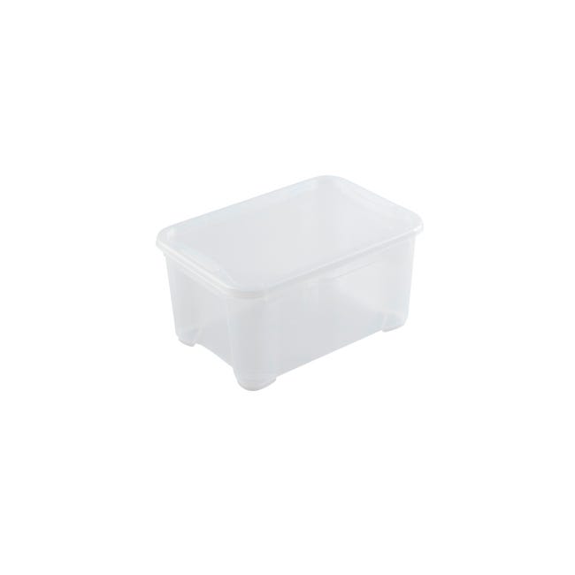 Leroymerlin Scatola Spaceo XS L 38 x H 19 x P 26.5 cm trasparente Promozione