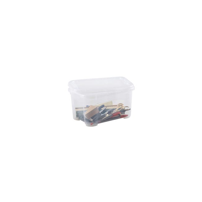 Leroymerlin Scatola Spaceo XXS L 26 x H 14 x P 19 cm trasparente Pezzi Unici