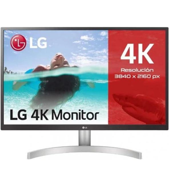 Leroymerlin LG 27UL550P-W monitor computer 68 6 cm (27") 3840 x 2160 Pixel 4K Ultra HD LED Argento Qualità Garantita