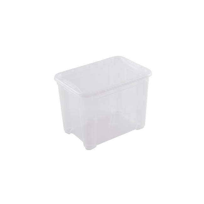 Leroymerlin Contenitore Spaceo S L 38 x H 28.5 x P 26.5 cm trasparente Consegna Veloce