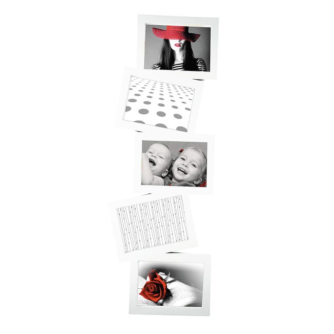 Leroymerlin Cornice Storty bianco misure 27 x 75 cm per 5 fotografie