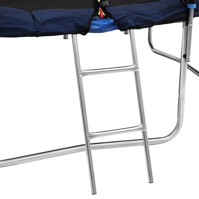 Leroymerlin Balzo Trampolino Tappeto diametro 305 Elastico con Rete di Sicurezza 8 Pali Imbottiti Scaletta e Rivestimento sui Bordi Ideale per Giardino Vendite Flash