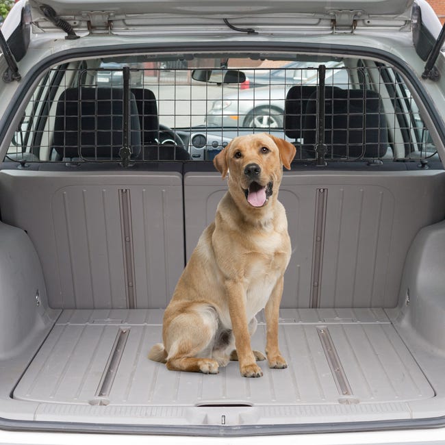 Leroymerlin PawHut Barriera Divisore per Cani Universale per Poggiatesta Macchina Facile da Installare Regolabile 91-152cm Italy