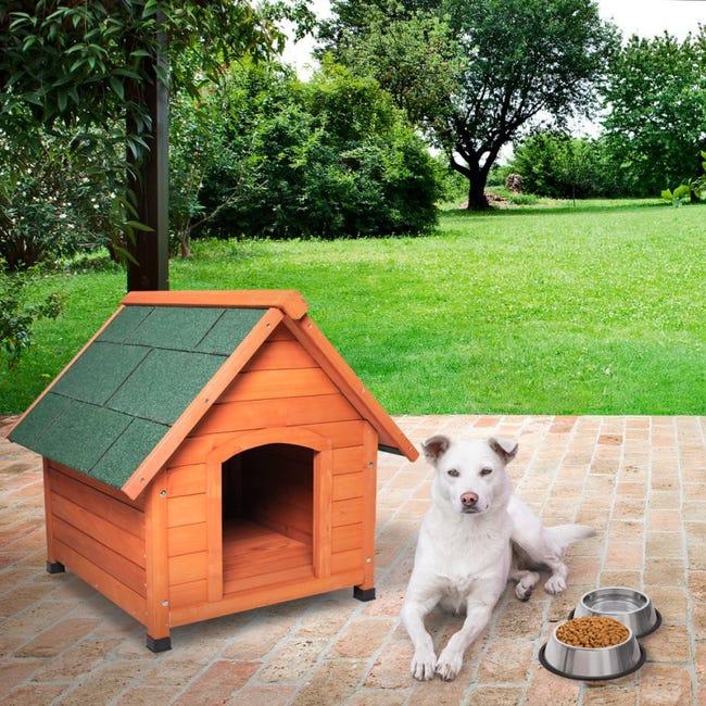 Leroymerlin Cuccia cani in legno casetta da esterno taglia media 85x101x85 Linus 2025