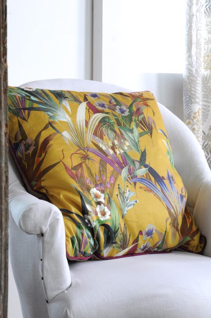 Leroymerlin Cuscino Josie / Vienne mostarda 60 x 60 cm In Linea
