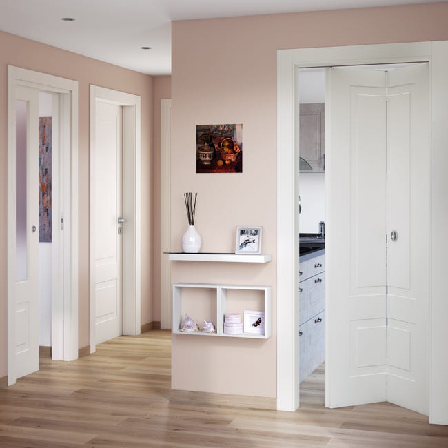 Leroymerlin Porta tamburata battente Shibuya bianco L 70 x H 210 cm destra In Vendita