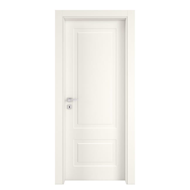 Leroymerlin Porta tamburata battente Shibuya bianco L 70 x H 210 cm destra In Vendita