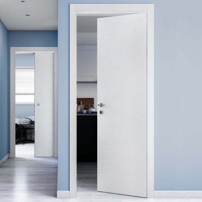 Leroymerlin Porta battente Kent bianco L 70 x H 210 cm reversibile Vendite Flash