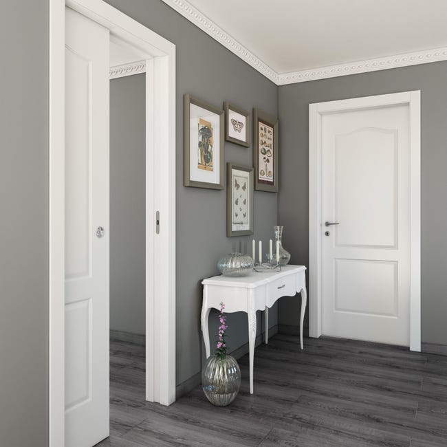 Leroymerlin Porta scorrevole Empire bianco L 70 x H 210 cm reversibile Negozio