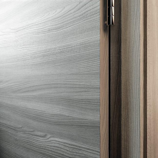 Leroymerlin Porta battente Corn rovere grigio L 90 x H 210 cm reversibile Vendite stagionali