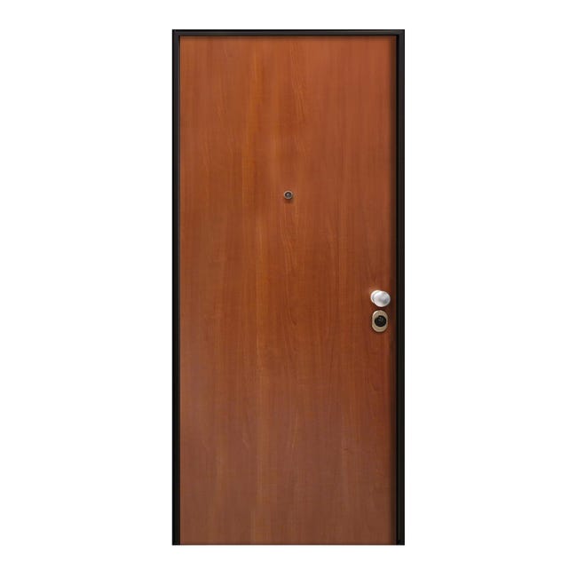 Leroymerlin Porta blindata MASTER Hanger L 85 x H 200 cm noce apertura sinistra Acquista Ora