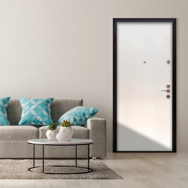 Leroymerlin Porta blindata MASTER Service L 90 x H 210 cm noce/bianco apertura destra Consegna Veloce