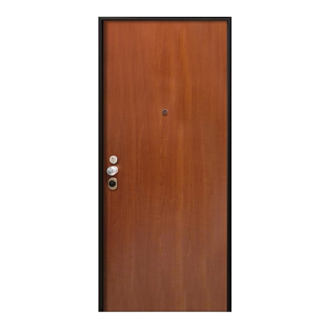 Leroymerlin Porta blindata MASTER Service L 90 x H 210 cm noce/bianco apertura destra Consegna Veloce