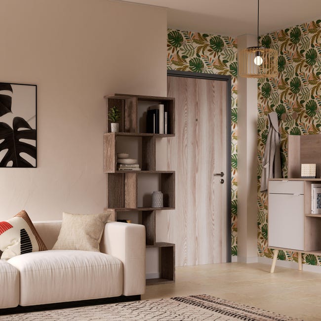 Leroymerlin Pannello per porta blindata coordinato porta Plank rivestito laminato rovere naturale L 90 x H 210 cm Sp 3 mm Promozione Limitata