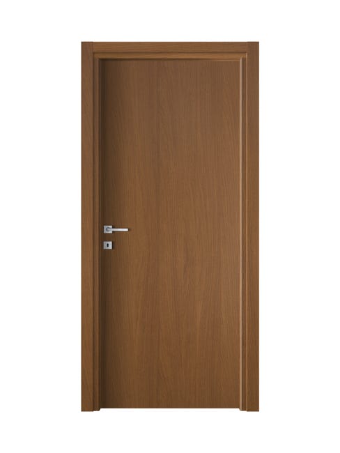 Leroymerlin Porta battente Noix noce L 70 x H 210 cm reversibile Affare Del Giorno