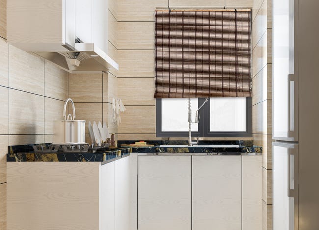 Leroymerlin Tenda a rullo oscurante Atlanta wengè 150x300 cm Economico
