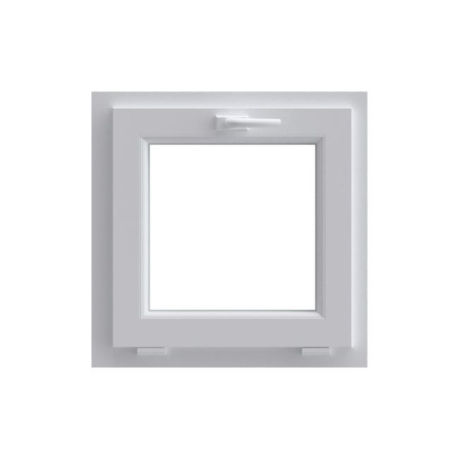 Leroymerlin Finestra in PVC bianco L 50 x H 50 cm 1 anta ribaltabile