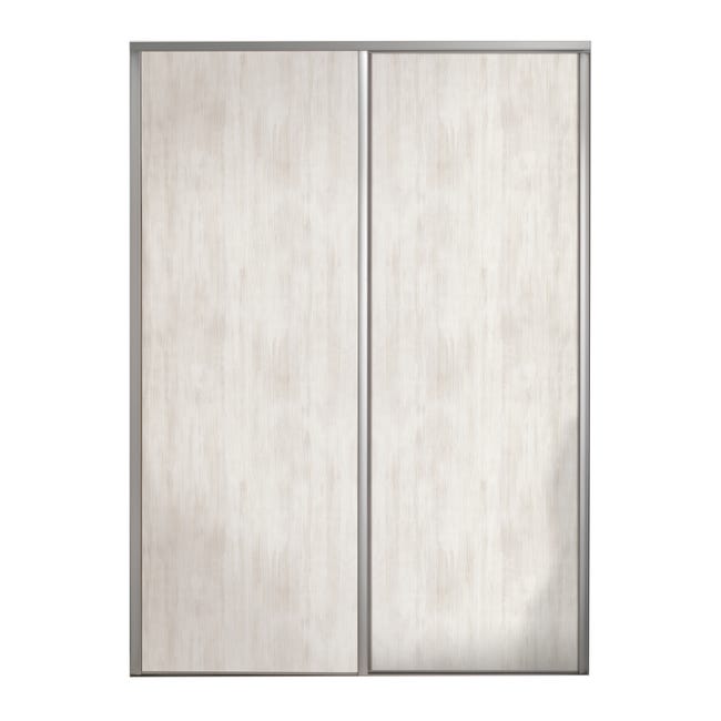 Leroymerlin Kit anta scorrevole con binario OPTIMUM Baltimora 2 ante larice L 180 x H 270 cm Saldi Di Fabbrica