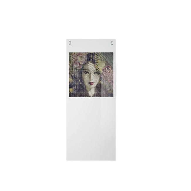 Leroymerlin Porta scorrevole Donna in vetro L 88 x H 215 cm con binario Lux Negozio