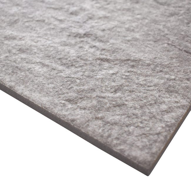 Leroymerlin Piastrella da pavimento interno ed esterno Alpi in gres porcellanato satinato grigio 30 x 15cm Sp. 9 mm traffico intenso (pei 4/5) R11 Outlet