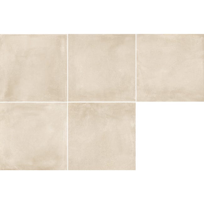Leroymerlin Piastrella da pavimento interno Roller in gres naturale smaltato opaco beige 60.4 x 60.4cm Sp. 7.4 mm traffico intenso (pei 4/5) R9 Offerte