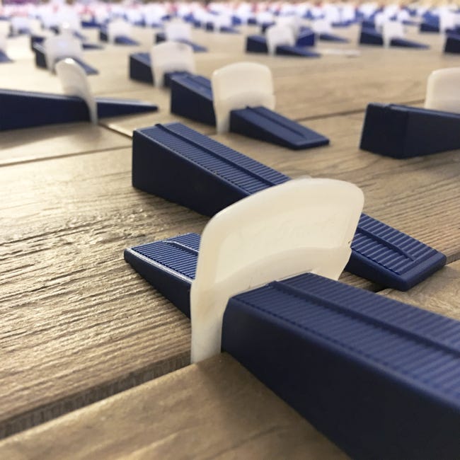 Leroymerlin Sistema livellante per piastrelle a Dritto Sp 2 mm. Confezione da 100 pezzi Vendita Calda