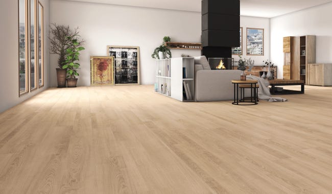 Leroymerlin Pavimento laminato CLASSEN Abele rovere chiaro resistente all'acqua Sp 7mm I Più Venduti