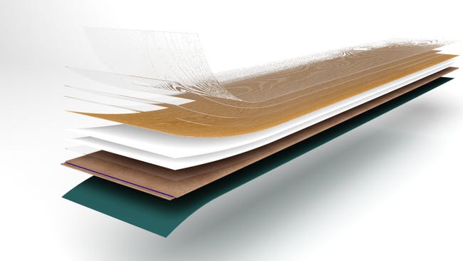 Leroymerlin Pavimento laminato CLASSEN Uberwood rovere chiaro resistente all'acqua Sp 8mm Negozio