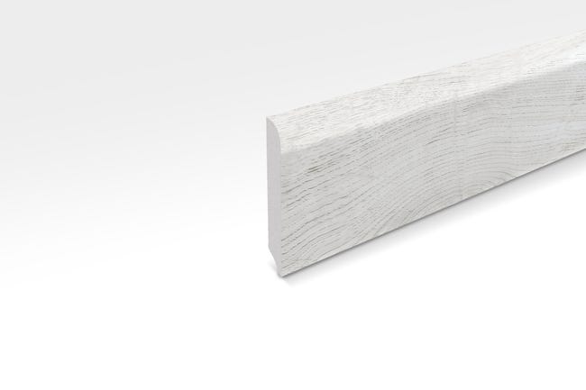 Leroymerlin Battiscopa Cervinia in pvc rovere sbiancato Sp 1 mm x H 7 x L 240 cm / 2.4 m In Saldo