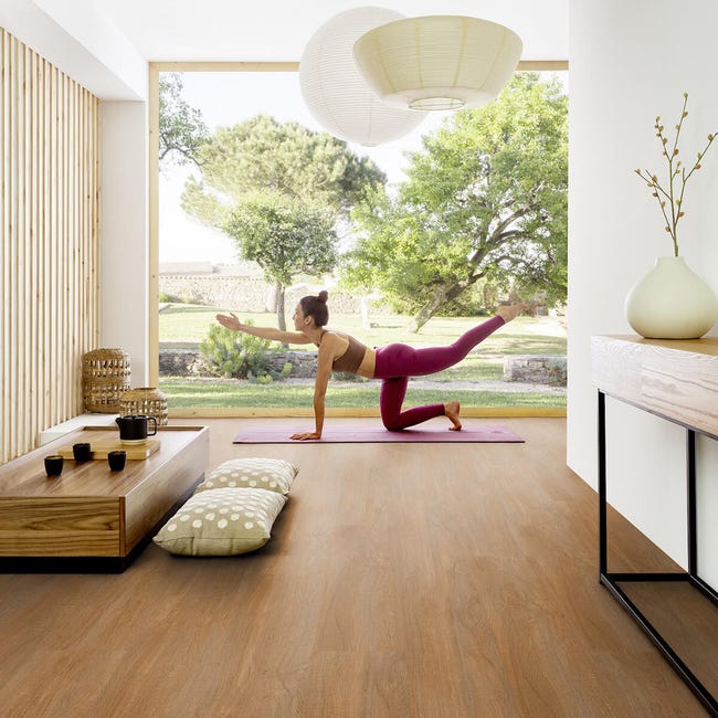 Leroymerlin Pavimento SPC in spc flottante clic passaggio molto intenso Sestriere rovere naturale Sp 5.7 mm GERFLOR Moda