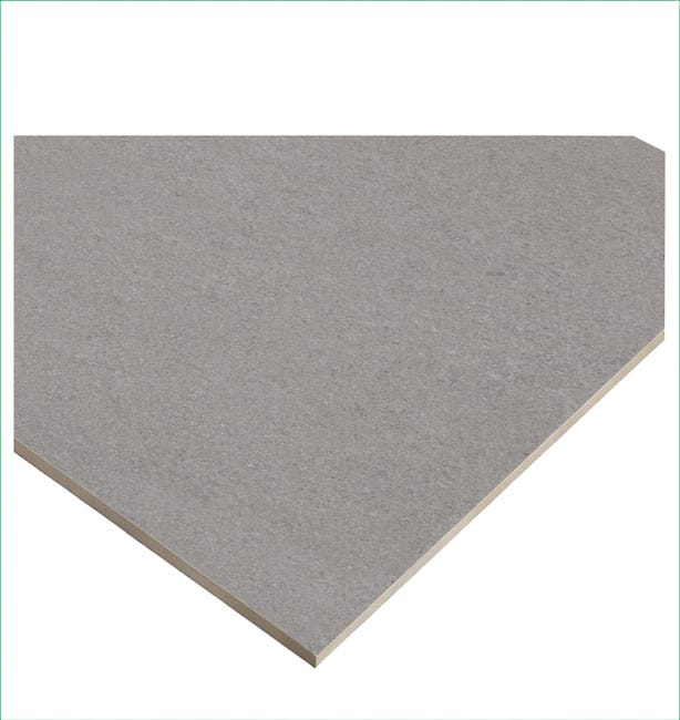 Leroymerlin Piastrella da pavimento esterno Spazio in gres porcellanato opaco grigio 34 x 34cm Sp. 7.4 mm traffico intenso (pei 4/5) R11 Italia