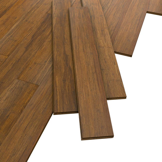 Leroymerlin Parquet massello in bambù marrone Family verniciato Anza Fino Al -60%