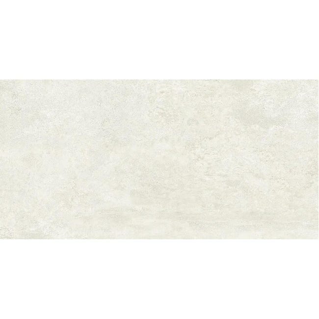Leroymerlin Piastrella da pavimento e rivestimento interno ed esterno rettificato Concraft in gres porcellanato opaco bianco 120 x 60cm Sp. 9.2 mm traffico molto intenso (pei 5/5) R10 Offerte