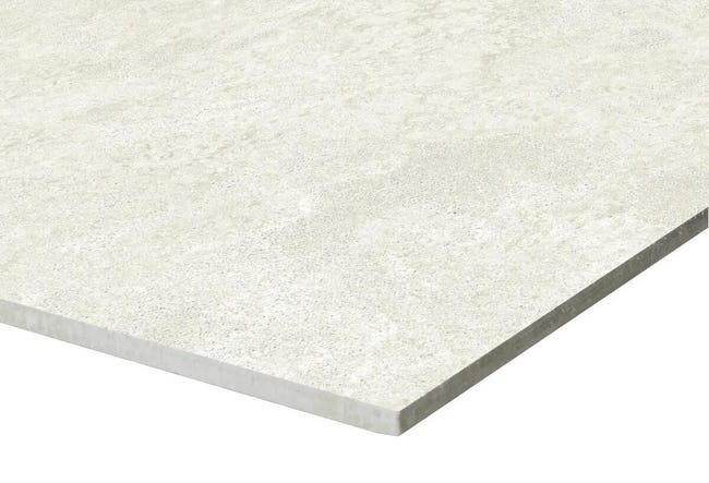 Leroymerlin Piastrella da pavimento e rivestimento interno ed esterno rettificato Concraft in gres porcellanato opaco bianco 120 x 60cm Sp. 9.2 mm traffico molto intenso (pei 5/5) R10 Offerte