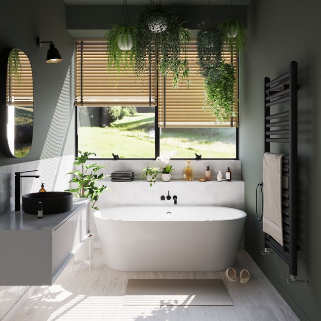 Leroymerlin Pavimento laminato ARTENS DESIGN Waterton grigio resistente all'acqua Sp 8mm Offerta temporanea