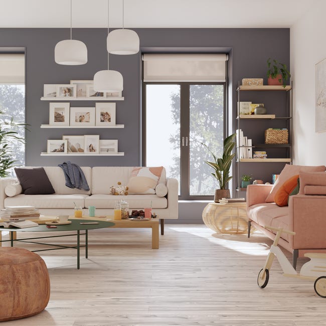 Leroymerlin Pavimento laminato ARTENS DESIGN Waterton grigio resistente all'acqua Sp 8mm Offerta temporanea