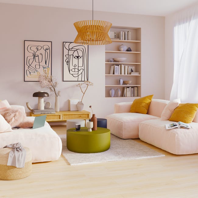 Leroymerlin Pavimento laminato ARTENS DESIGN Kenmare beige resistente all'acqua Sp 8mm Negozio